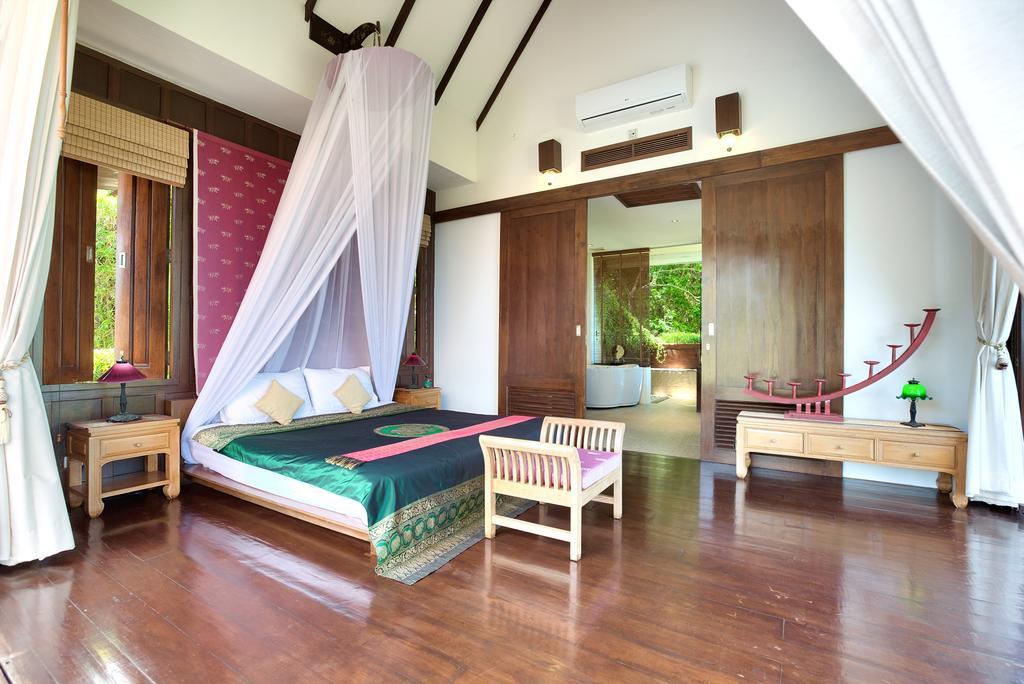 Villa Thai Teak - Panoramic Sea & Sunset Views Ко Самуи Стая снимка