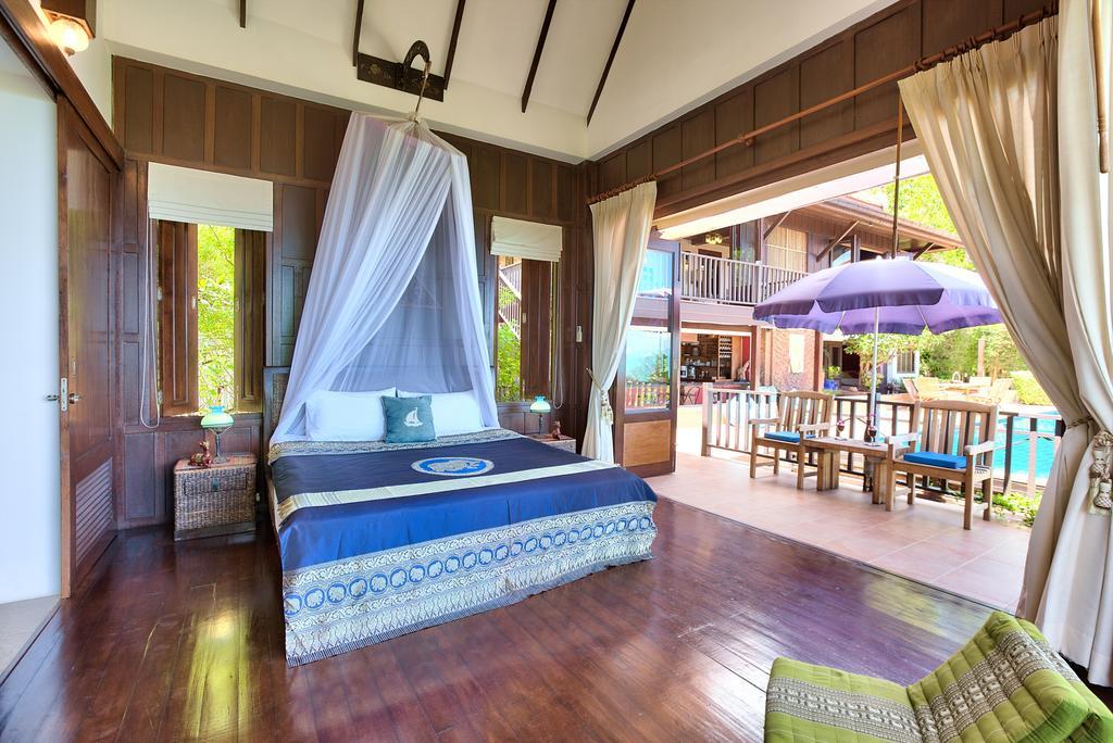 Villa Thai Teak - Panoramic Sea & Sunset Views Ко Самуи Стая снимка