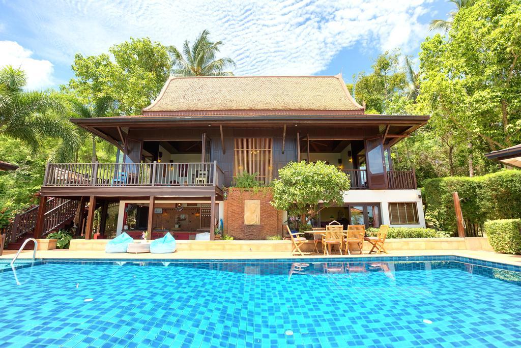 Villa Thai Teak - Panoramic Sea & Sunset Views Ко Самуи Стая снимка